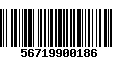 Código de Barras 56719900186