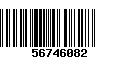 Código de Barras 56746082