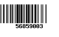 Código de Barras 56859003