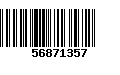 Código de Barras 56871357