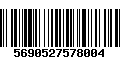 Código de Barras 5690527578004