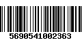 Código de Barras 5690541002363