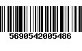 Código de Barras 5690542005486