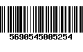 Código de Barras 5690545005254