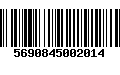 Código de Barras 5690845002014