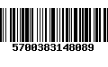 Código de Barras 5700383148089