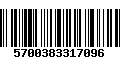 Código de Barras 5700383317096