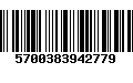 Código de Barras 5700383942779