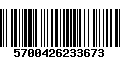 Código de Barras 5700426233673