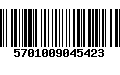 Código de Barras 5701009045423