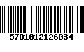 Código de Barras 5701012126034