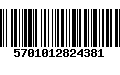 Código de Barras 5701012824381