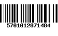 Código de Barras 5701012871484