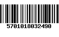 Código de Barras 5701018032490