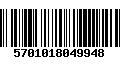 Código de Barras 5701018049948