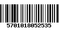 Código de Barras 5701018052535