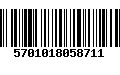 Código de Barras 5701018058711