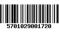 Código de Barras 5701029001720