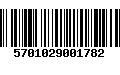 Código de Barras 5701029001782