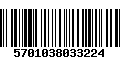 Código de Barras 5701038033224