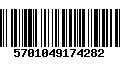 Código de Barras 5701049174282