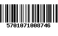 Código de Barras 5701071008746