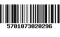 Código de Barras 5701073020296