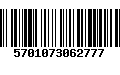 Código de Barras 5701073062777