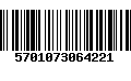 Código de Barras 5701073064221