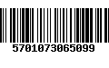 Código de Barras 5701073065099