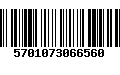 Código de Barras 5701073066560