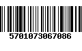 Código de Barras 5701073067086