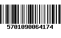 Código de Barras 5701090064174