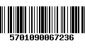 Código de Barras 5701090067236