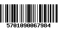 Código de Barras 5701090067984