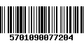 Código de Barras 5701090077204