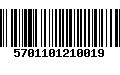 Código de Barras 5701101210019