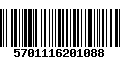 Código de Barras 5701116201088