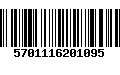 Código de Barras 5701116201095