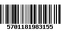 Código de Barras 5701181983155