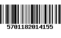 Código de Barras 5701182014155