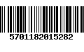 Código de Barras 5701182015282