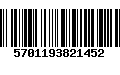 Código de Barras 5701193821452