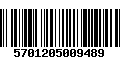 Código de Barras 5701205009489