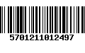 Código de Barras 5701211012497