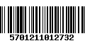 Código de Barras 5701211012732