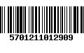 Código de Barras 5701211012909