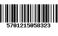 Código de Barras 5701215058323