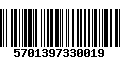 Código de Barras 5701397330019