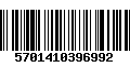 Código de Barras 5701410396992